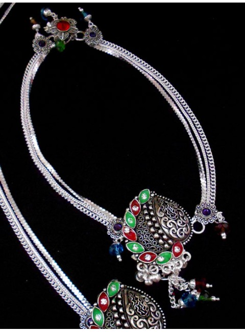 Oxidised Anklets